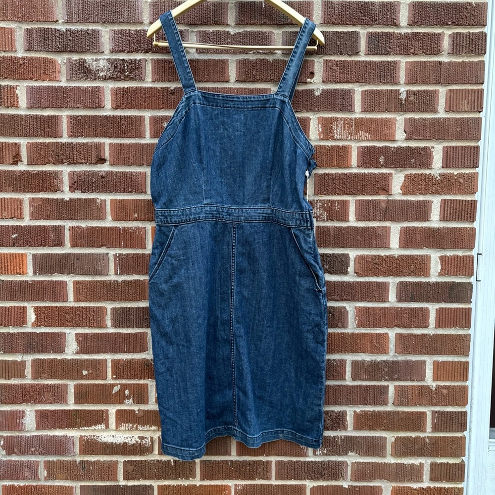 Universal Threads NWT Women's Blue Denim Skirt overalls Size 14